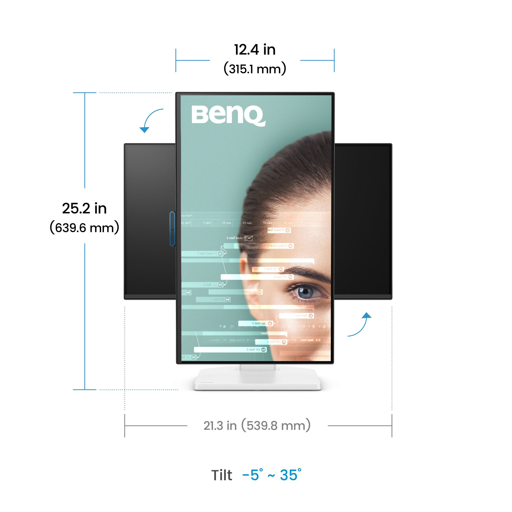 23.8’’ IPS Full HD 144Hz HDMI DP USB-C MM Pivot EyeCare Ev Ofis Monitörü