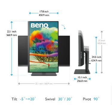 27 IPS 4K UHD USB-C sRGB Rec.709 HDR10 PIP PBP DualView Tasarım Monitör