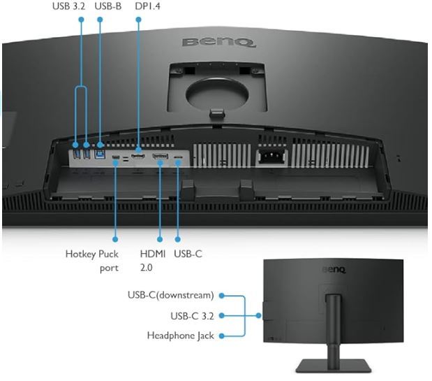 27 inç 4K UHD P3 DisplayHDR 400 USB-Type-C Pivot PIP-PBP Profos Tasarım