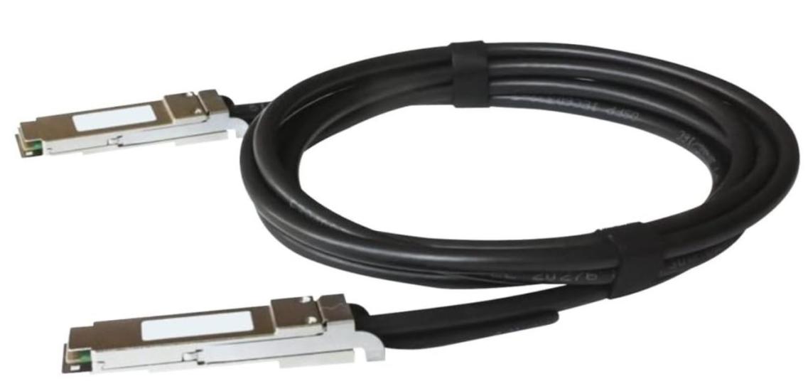 Direct attach passive copper cable 1m 100Gb QSFP28-QSFP28