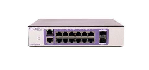 210-Series 12 port 10/100/1000BASE-T PoE+ 2 1GbE unpopulated SFP ports 1