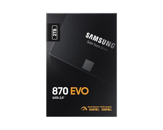 Samsung 870 Evo 2TB 2.5’’ SATA SSD (560-530MB/s)