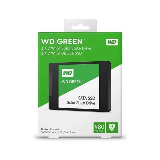 WD Green 480GB 2.5’’ SATA SSD (545MB/s)