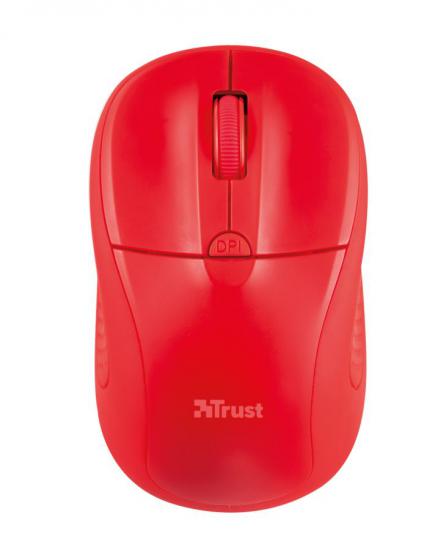 TRUST 20787 Primo 1600DPI Kablosuz Kırmızı Mouse