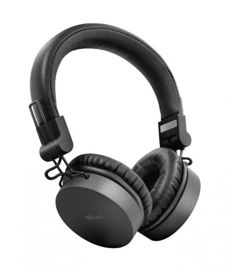 TRUST 23551 Tones Bluetooth Wireless Headphones - black