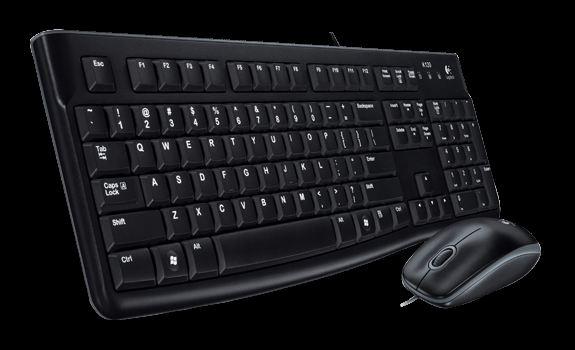 MK120 Kablolu Q TR Siyah Klavye Mouse Set