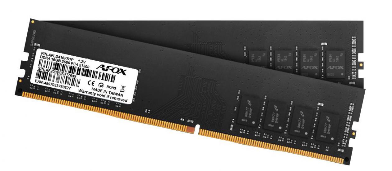 AFOX AFLD416FS1P DIM MEMORY DDR4 16GB 2666Mhz LONGDIMM