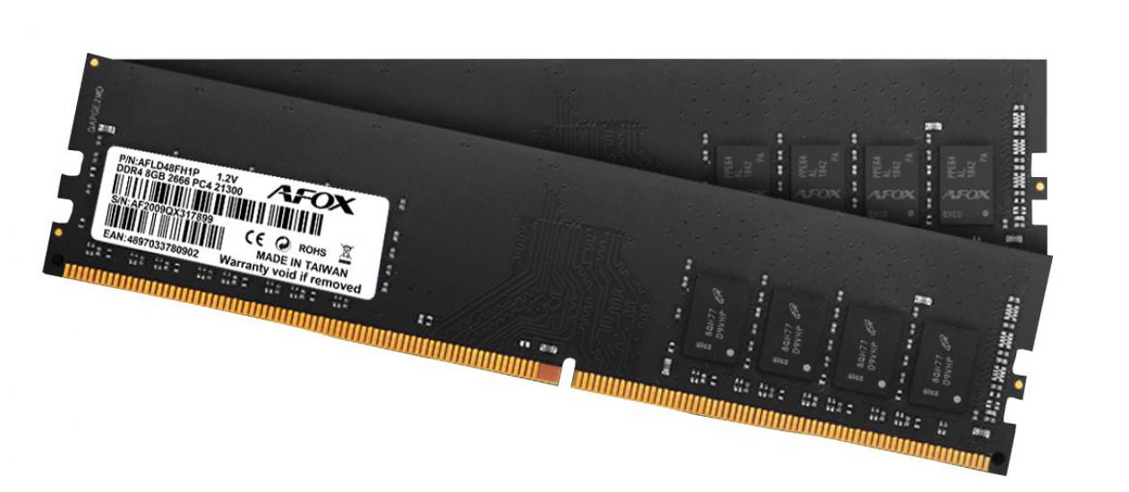 AFOX AFLD48FH1P DIM MEMORY  DDR4 8GB 2666Mhz LONGDIMM
