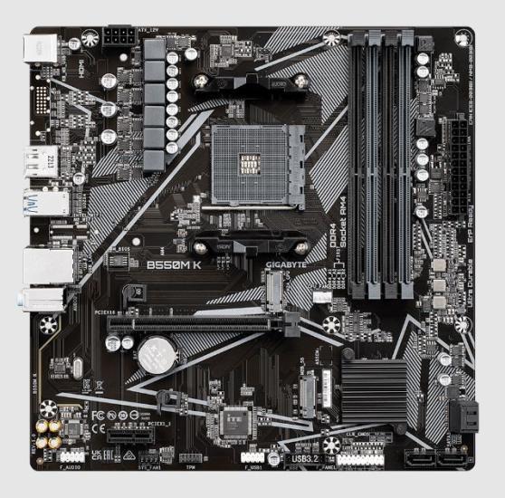 AMD B550 Ultra Durable Motherboard with Digital VRM Solution PCIe 4.0
