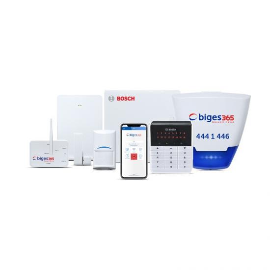 Bosch Alarm  Kablosuz Akıllı Set 4  3000 Kablosuz Akıllı Alarm Seti 4 - Network+GPRS - Ev/İşyeri Ultra (1 Yıl )