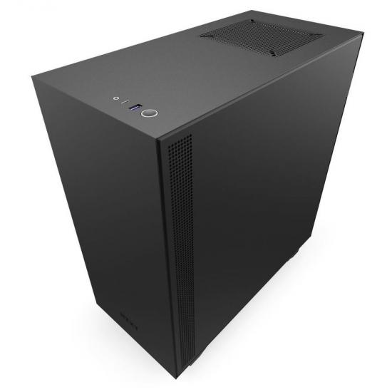 NZXT CA-H510B-B1 H510 Compact Mid Tower Black/Black Chassis with 2x 120mm Aer F Case Fans