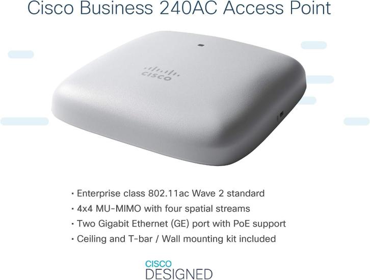 Cisco CBW240AC-E Access Point 4x4 Antenli