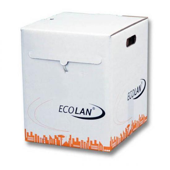 ECOLAN CAT6 UTP LSZH 350 Mhz 23AWG KABLO %100 BAKIR. 305 Metre