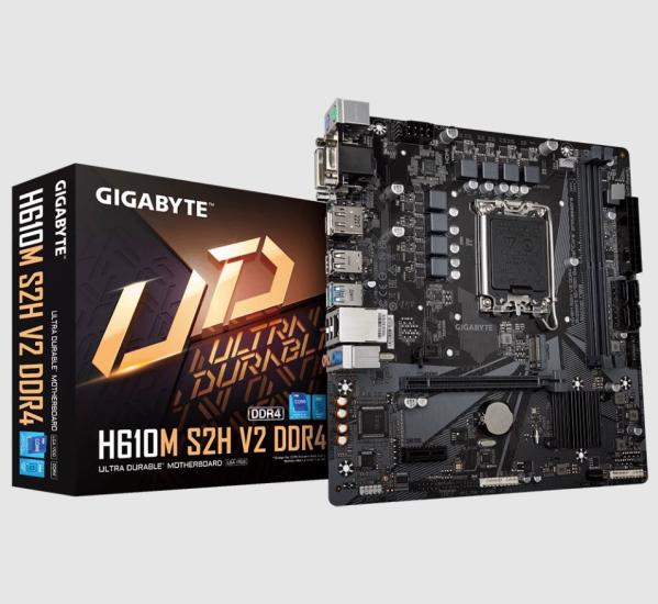 Intel® H610 Motherboard with 6+1+1 Hybrid Phases Digital VRM Design PCIe