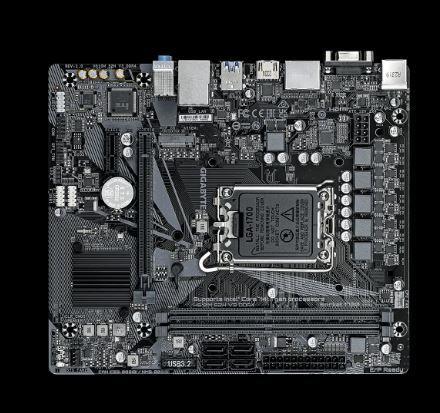 Intel® H610 Motherboard with 6+1+1 Hybrid Phases Digital VRM Design PCIe