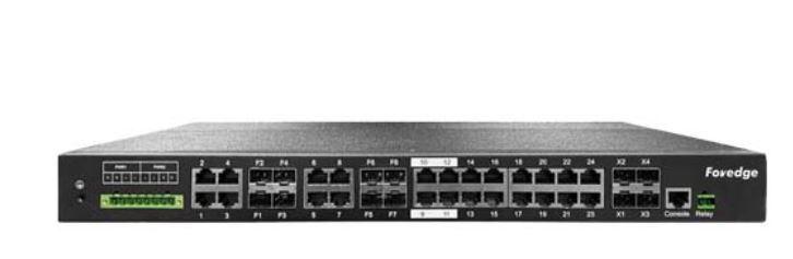 Industrial Gigabit 24 plus 8 plus 4 10G Port Managed PoE Switch