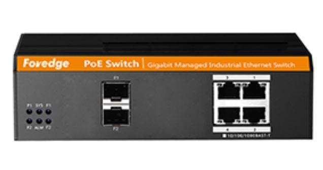 Industrial Gigabit 4plus2 Port Managed PoE Switch