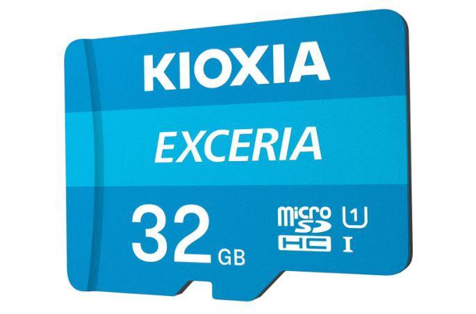 32GB  EXCERIA MicroSD C10 U1 UHS1 R100 Hafıza kartı