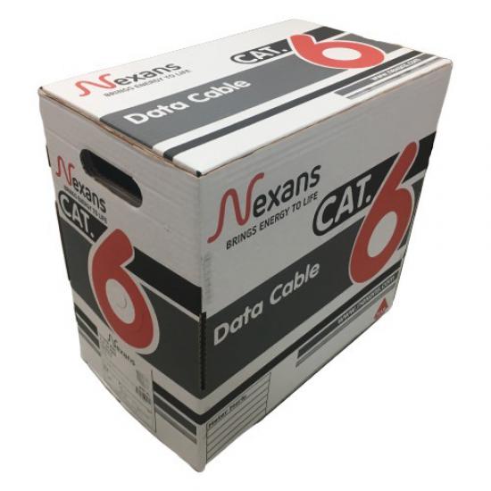 Nexans Cat 6 UTP 23 AWG PVC Data Kablosu %100 Bakır 100 metre