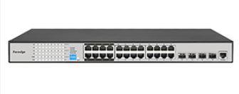 Managed Gigabit 24+4 Port PoE Switch