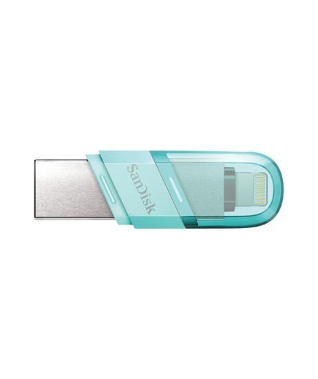 SanDisk iXpand Flash Drive Flip 128GB, Mint color