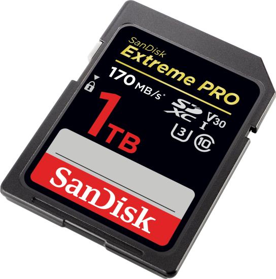 Extreme Pro SDXC Card 1TB 170MB/s V30