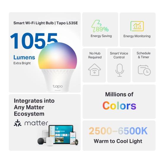 Smart Wi-Fi Light Bulb Dimmable
