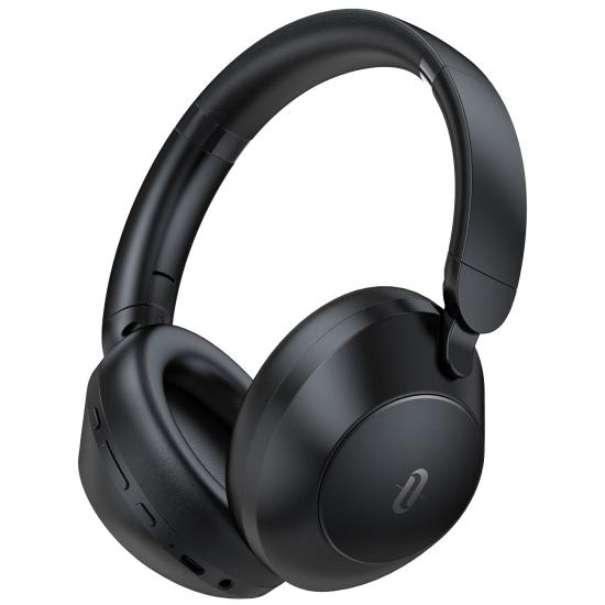 ANC ENC Kablosuz Bluetooth Stereo Kulaküstü Kulaklık Siyah
